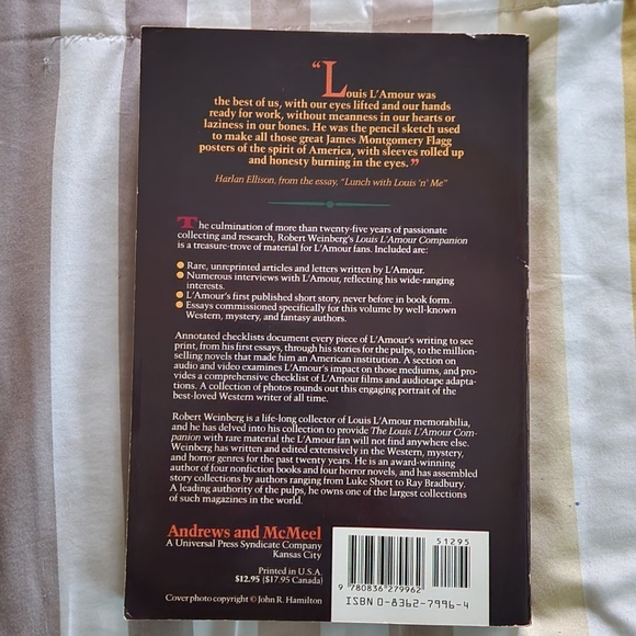 The Louis L'Amour Companion Book by Robert Weinberg - Picture 3 of 3